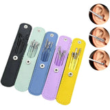 Ear Wax Cleaning Stainless steel tool Kit 6 Pcs