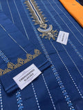 3 Pcs Women's Unstitched Sequins Embroidered Suit