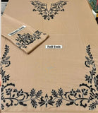 2 Pc Women's Unstitched Embroidered Suit