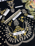 3 Pcs Women's Unstitched Embroidered Suit