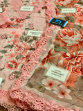 3 Pcs Women's Unstitched Embroidered Suit