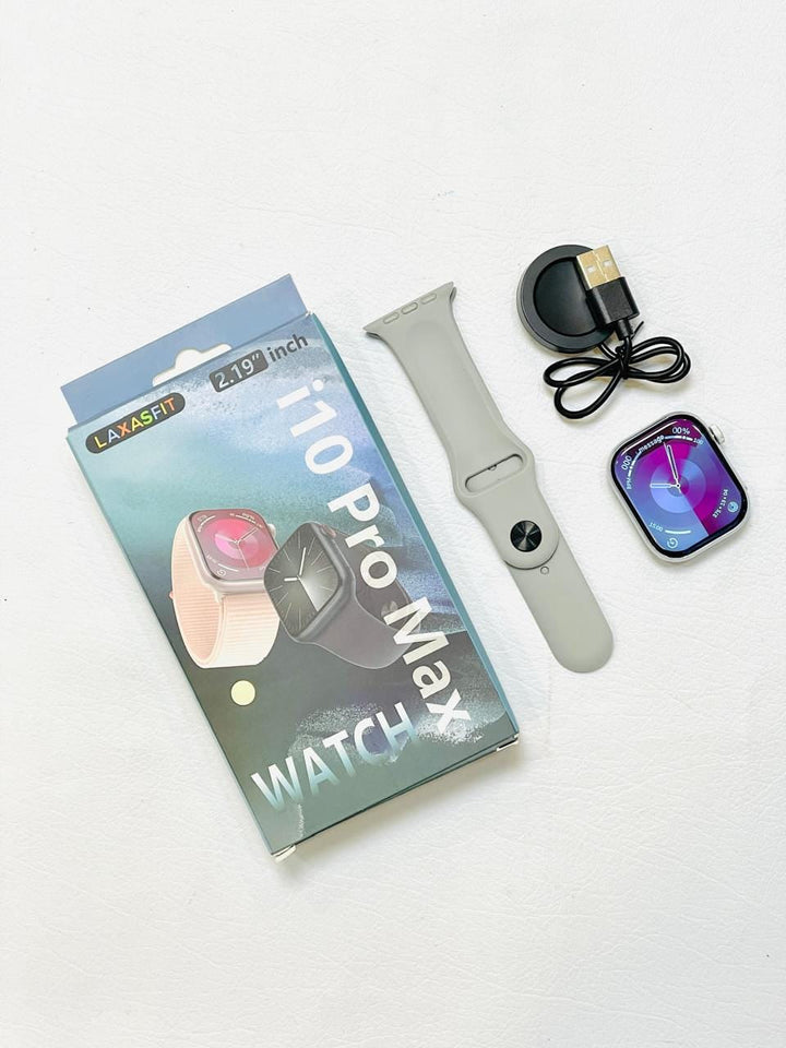 i10 Pro Max Smartwatch | 2.19” Full Touch | Bluetooth Call | Fitness & Health Tracker | Series 9