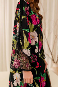 3pc Unstitched Premium Lawn Deal with sleeves and border Patches