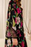 3pc Unstitched Premium Lawn Deal with sleeves and border Patches