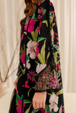 3pc Unstitched Premium Lawn Deal with sleeves and border Patches