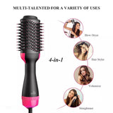3 in 1 Hot Air Brush & Hair Curler Straightener