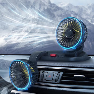 Dashboard Cooling Dual Head Fan