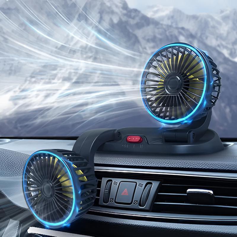 Dashboard Cooling Dual Head Fan