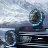 Dashboard Cooling Dual Head Fan