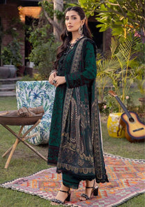 3 Pcs Women's Unstitched Embroidered Suit