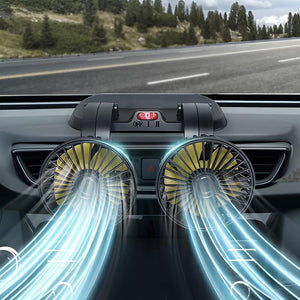 Dashboard Cooling Dual Head Fan