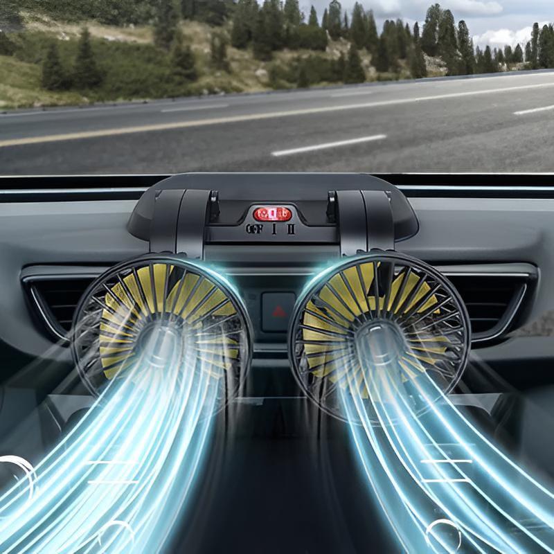 Dashboard Cooling Dual Head Fan