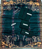 3 Pcs Women's Unstitched Embroidered Suit