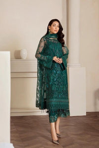 3 Pcs Women's Unstitched Chiffon Embroidered
Suit