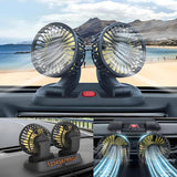 Dashboard Cooling Dual Head Fan